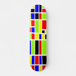 Kleurrijke vakken 04 skateboard