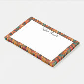 Kleurrijke val bladeren post-it® notes (Schuin)