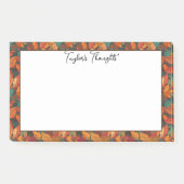 Kleurrijke val bladeren post-it® notes (Voorkant)