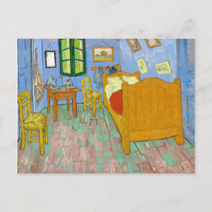 Kleurrijke Van Gogh Bedroom teruggezet in Arles Ar Briefkaart