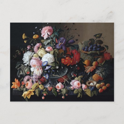 Kleurrijke  Vase-illustratie kleven Klassiek Briefkaart (Voorkant)