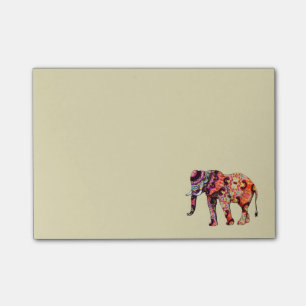 Kleurrijke veelkleurige olifant post-it® notes