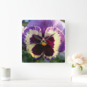 kleurrijke veer vierkante klok (Huis)