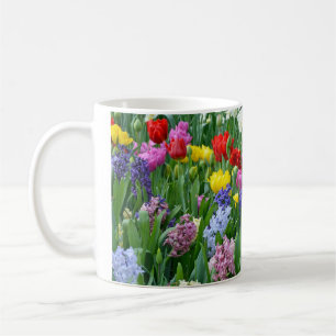 Kleurrijke veestbloementuin koffiemok