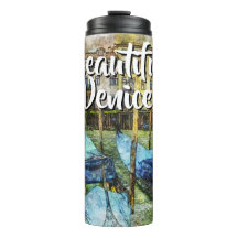 Kleurrijke Venetiaanse Gondels Schilderij