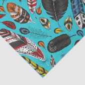 Kleurrijke veren tissuepapier (Detail)