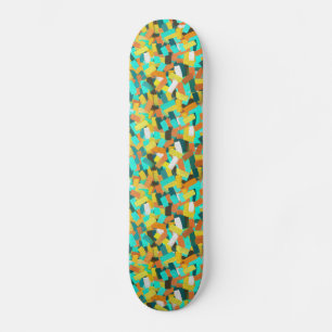 Kleurrijke Verf Skateboard
