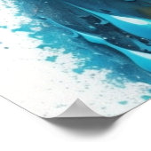 Kleurrijke verf splash Cockapoo Poster (Hoek)