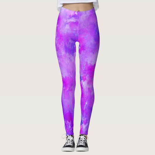 Kleurrijke verf Splatter #3 Leggings (Voorkant)