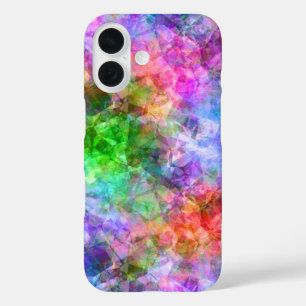 Kleurrijke verfijnde textuur iPhone 16 hoesje