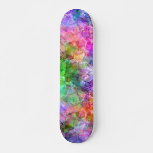 Kleurrijke verfijnde textuur skateboard