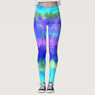 Kleurrijke verfplaat #36 leggings