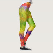 Kleurrijke verfplaat #38 leggings (Rechts)