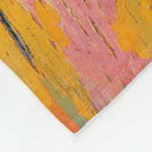 Kleurrijke verfspatten fleece deken (Hoek)