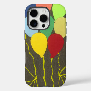 Kleurrijke Verjaardag Ballonnen Graphic Art Design iPhone 16 Pro Hoesje