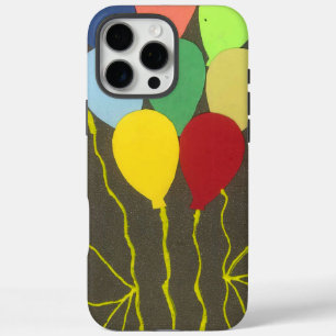 Kleurrijke Verjaardag Ballonnen Graphic Art Design iPhone 16 Pro Max Hoesje