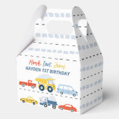 Kleurrijke Verjaardag van het Weg- en Voertuigverv Bedankdoosjes (Voorkant)