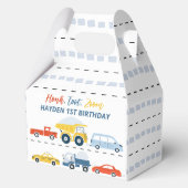 Kleurrijke Verjaardag van het Weg- en Voertuigverv Bedankdoosjes (Achterkant)