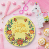 Kleurrijke Verjaardagspapier Bord (Feest)