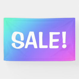 Kleurrijke VERKOOP! Spandoek