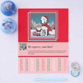 Kleurrijke verkoopfolder Kerstmis Flyer (Enkel)