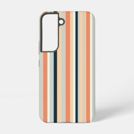 Kleurrijke verticale streep met patroon samsung galaxy hoesje