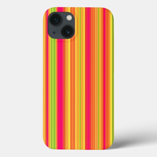 Kleurrijke Verticale Strepen Case-Mate iPhone Case (Achterkant)