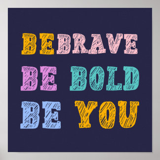 Kleurrijke Vertrouwen - kwekerij Inspirerend Quote Poster