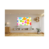 Kleurrijke Vibrant Circle Pattern Modern Abstract Foto Afdruk