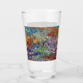 Kleurrijke vibraties #77 glas (Achterkant)