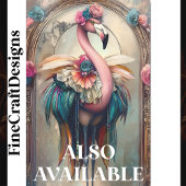 Kleurrijke Victoriaans Carnaval Flamingo BH4 Decou Tissuepapier