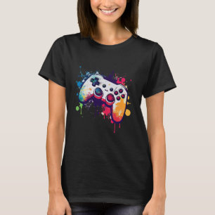 Kleurrijke Video Game Controller - Joystick - Cons T-shirt