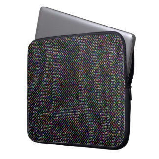Kleurrijke vierkanten geometrisch uniek levendig p laptop sleeve