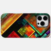 Kleurrijke vierkanten Modern Abstract kunstpatroon Case-Mate iPhone Case (Achterkant (horizontaal))