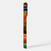 Kleurrijke vierkanten Modern Abstract kunstpatroon iPhone Hoesje (Rechterkant)