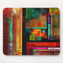 Kleurrijke vierkanten Modern Abstract kunstpatroon