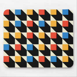 Kleurrijke vierkanten Muismat