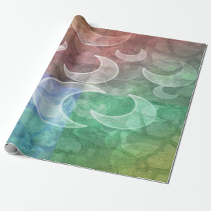 Kleurrijke vierkantjes en omslagpapier cadeaupapier