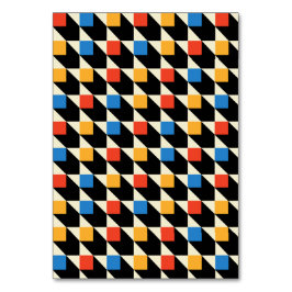 Kleurrijke Vierkantjes Tabel Kaarten