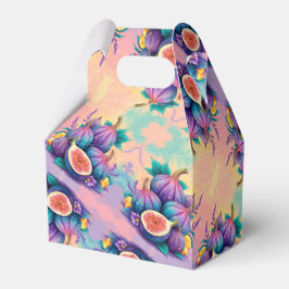 Kleurrijke vijg bedankdoosjes