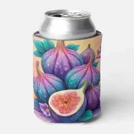 Kleurrijke vijg blikjeskoeler
