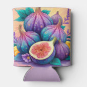 Kleurrijke vijg blikjeskoeler (Achterkant)