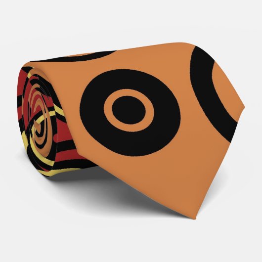  kleurrijke vijvers Abstract art. 2 Stropdas (Opgerold)