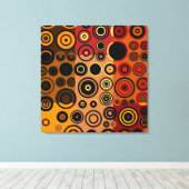 kleurrijke vijvers Abstracte kunst Canvas Afdruk (Insitu (Houten vloer))