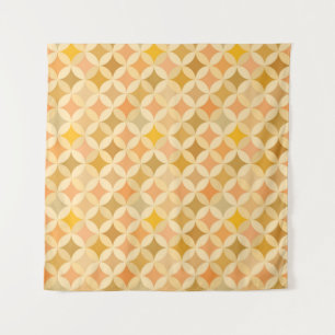 Kleurrijke vintage: abstract patroon. wandkleed