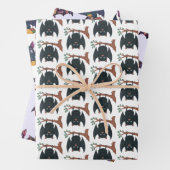 Kleurrijke vleermuis inpakpapier vel (In situ)