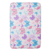 Kleurrijke vliegende vlinder badmat (Voorkant Verticaal)