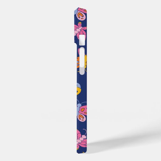 kleurrijke vlinder Case-Mate iPhone case (Achterkant / Links)