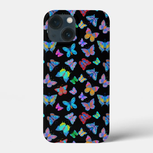 kleurrijke vlinder Case-Mate iPhone case (Achterkant)