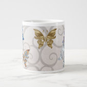 Kleurrijke vlinder jumbo beker (Voorkant)